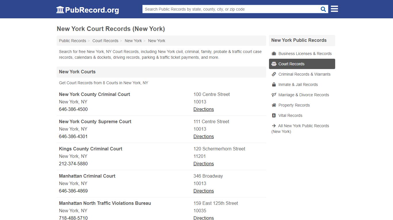 Free New York Court Records (New York Court Records)